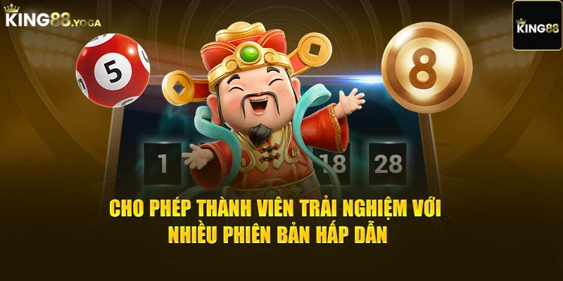 Trải nghiệm phiên bản mới của xổ số nhanh King88